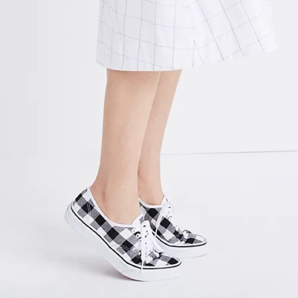 Madewell x Vans Sneakers in Gingham